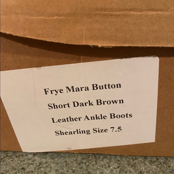 Frye Brown Leather Booties - Picture 4 of 5